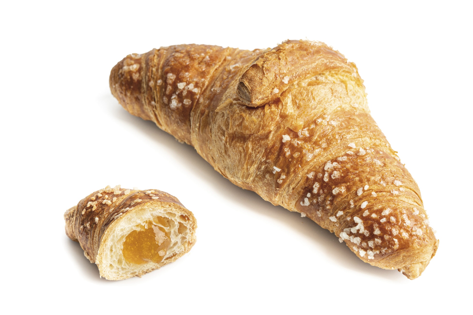 Croissant assado de damasco 4 unidades
