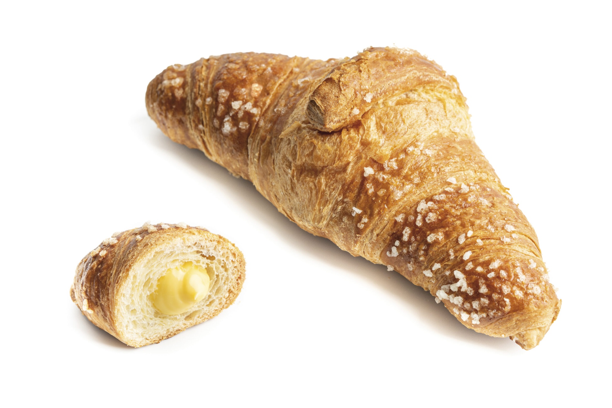Croissant assado de creme 4 unidades