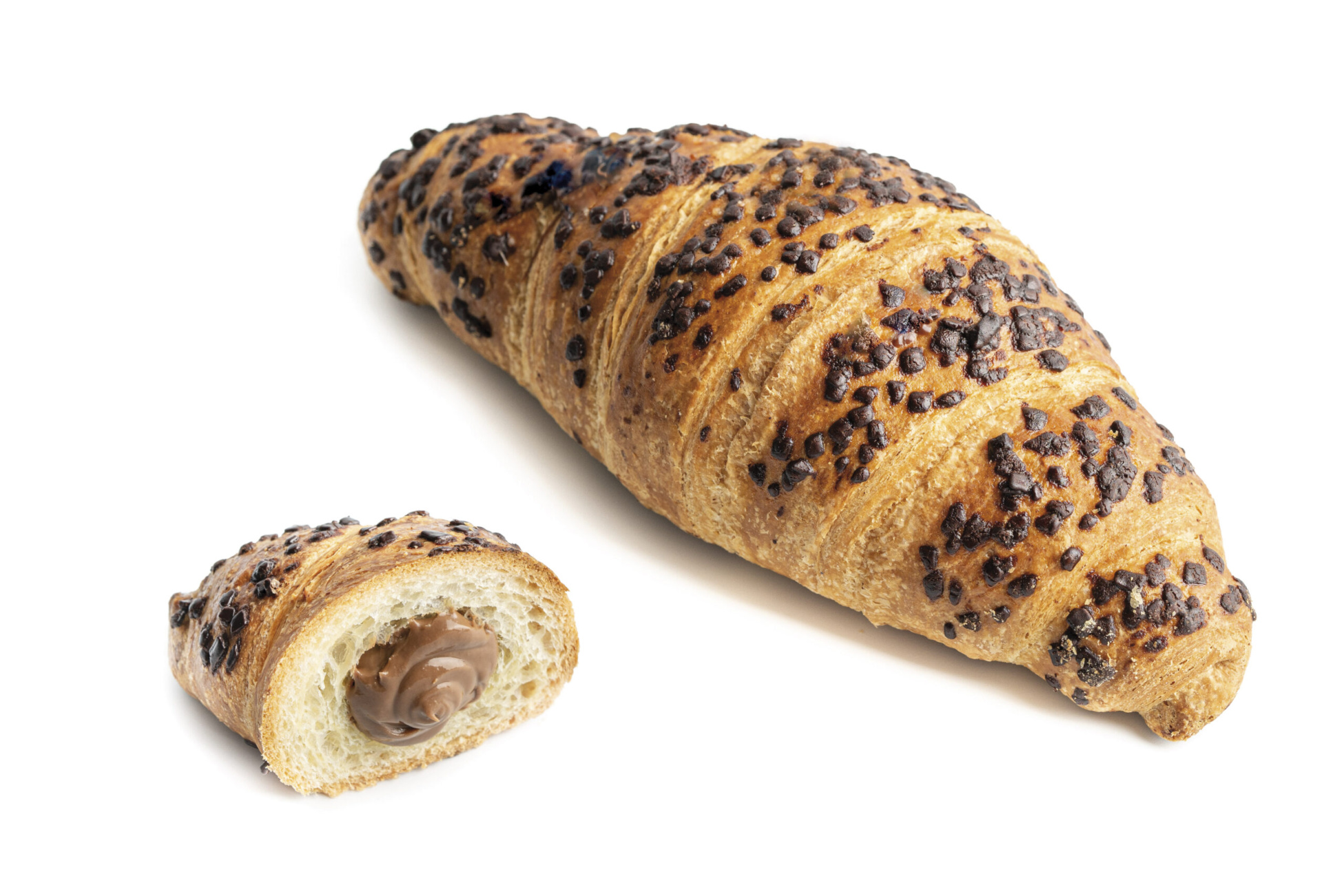 Croissant assado de chocolate 4 unidades