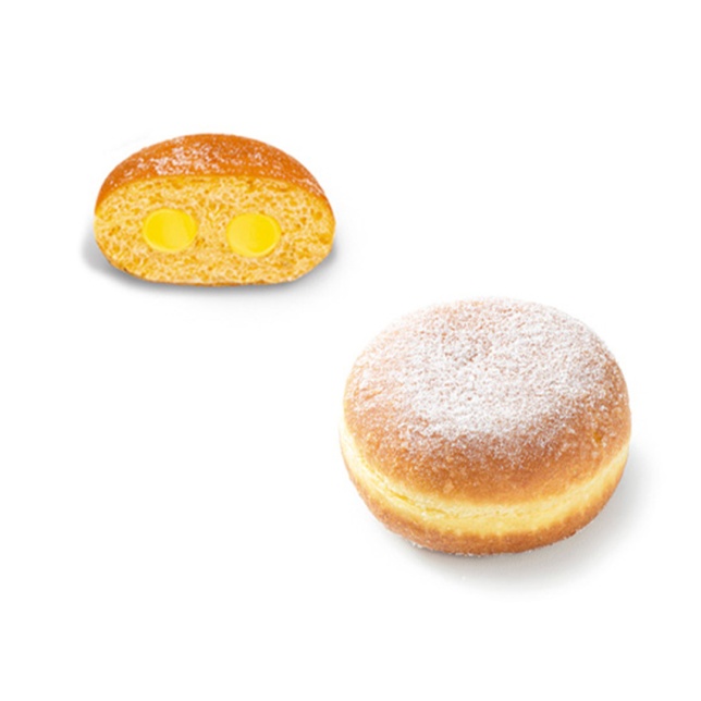 Sonho de creme açucarado