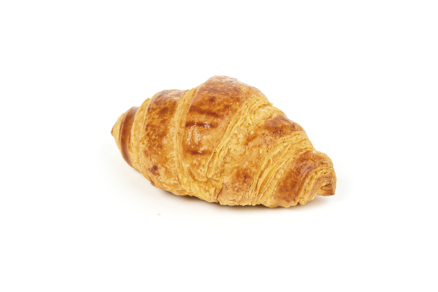 Micro croissant completamente de manteiga