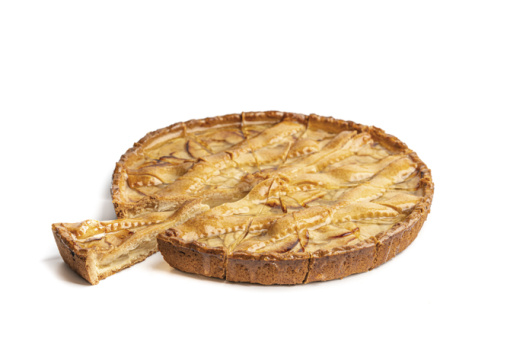Torta de maçã pré cortada